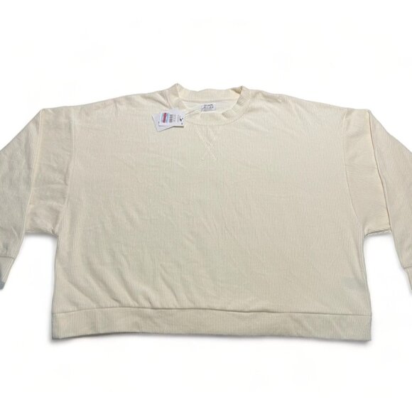 Cotton on Women's Cream Crew Neck Pullover Sweater, Size 16, New - Picture 5 of 11